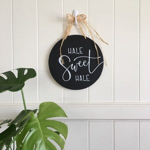 Home Sweet Home Hand Lettered Sign